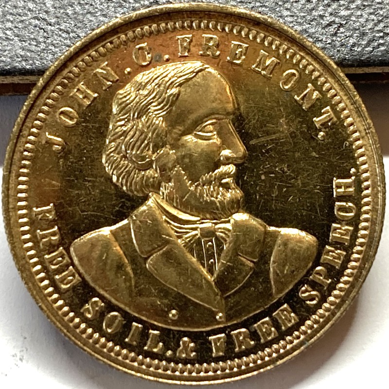 Prooflike-1856-Fremont-Campaign-Token.-Attribution-Help.